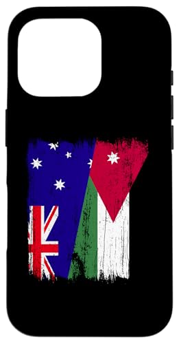 Australien, Jordanien, halbe Flagge, australische jordanische Wurzeln Hülle für iPhone 16 Pro Australien, Jordanien, halbe Flagge, australische jordanische Wurzeln Hülle für iPhone 16 Pro von Jordan Flag Designs Proud Jordanian Roots