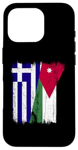 Griechenland Jordanien Halbflagge Griechische Jordanische Wurzeln Hülle für iPhone 16 Pro Griechenland Jordanien Halbflagge Griechische Jordanische Wurzeln Hülle für iPhone 16 Pro von Jordan Flag Designs Proud Jordanian Roots