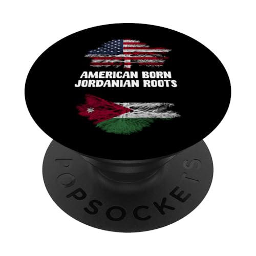 In Amerika geborene jordanische Wurzeln America Jordan Heritage PopSockets Klebender PopGrip In Amerika geborene jordanische Wurzeln America Jordan Heritage PopSockets Klebender PopGrip von Jordan Flag Designs Proud Jordanian Roots