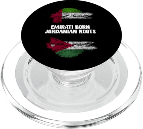In den Emiraten geborene jordanische Wurzeln UAE Jordan Heritage PopSockets PopGrip für MagSafe In den Emiraten geborene jordanische Wurzeln UAE Jordan Heritage PopSockets PopGrip für MagSafe von Jordan Flag Designs Proud Jordanian Roots