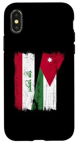 Irak Jordanien Halbflagge Irakische jordanische Wurzeln Hülle für iPhone X/XS Irak Jordanien Halbflagge Irakische jordanische Wurzeln Hülle für iPhone X/XS von Jordan Flag Designs Proud Jordanian Roots
