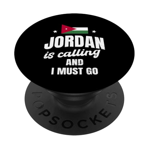Jordan Is Calling And I Must Go Lustige Jordan-Reisekleidung PopSockets Klebender PopGrip Jordan Is Calling And I Must Go Lustige Jordan-Reisekleidung PopSockets Klebender PopGrip von Jordan Flag Designs Proud Jordanian Roots