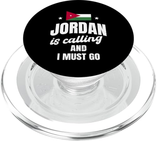 Jordan Is Calling And I Must Go Lustige Jordan-Reisekleidung PopSockets PopGrip für MagSafe Jordan Is Calling And I Must Go Lustige Jordan-Reisekleidung PopSockets PopGrip für MagSafe von Jordan Flag Designs Proud Jordanian Roots