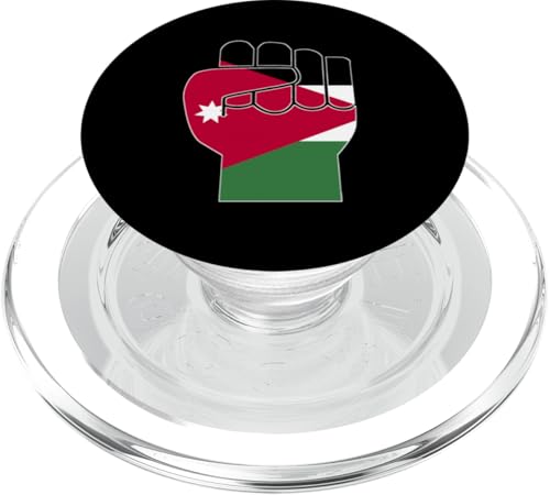 Jordanische Flagge, erhöhte Faust, Jordanische Widerstandsfähigkeit PopSockets PopGrip für MagSafe Jordanische Flagge, erhöhte Faust, Jordanische Widerstandsfähigkeit PopSockets PopGrip für MagSafe von Jordan Flag Designs Proud Jordanian Roots