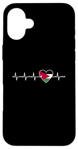 Jordanische Flagge Heartbeat Wear Jordanian Heart Bekleidung Hülle für iPhone 16 Plus Jordanische Flagge Heartbeat Wear Jordanian Heart Bekleidung Hülle für iPhone 16 Plus von Jordan Flag Designs Proud Jordanian Roots