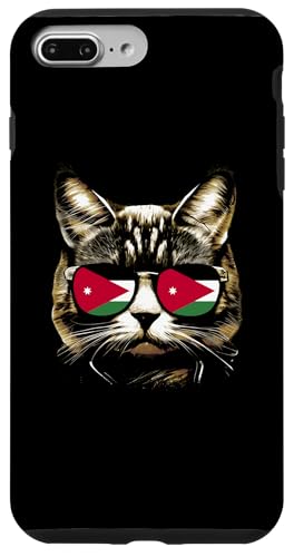 Lustige Jordanien Katzenliebhaber Jordanische Flagge Sonnenbrille Love Cats Hülle für iPhone 7 Plus/8 Plus Lustige Jordanien Katzenliebhaber Jordanische Flagge Sonnenbrille Love Cats Hülle für iPhone 7 Plus/8 Plus von Jordan Flag Designs Proud Jordanian Roots