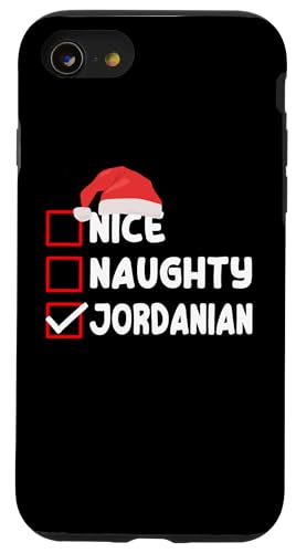 Lustiges jordanisches Weihnachtskostüm Jordan Santa Wear Hülle für iPhone SE (2020) / 7 / 8 von Jordan Flag Designs Proud Jordanian Roots