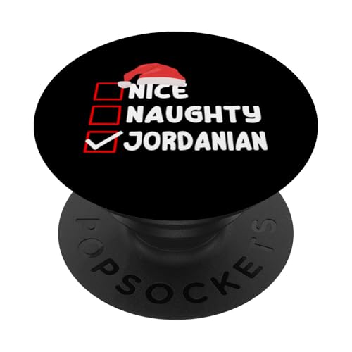 Lustiges jordanisches Weihnachtskostüm Jordan Santa Wear PopSockets Klebender PopGrip Lustiges jordanisches Weihnachtskostüm Jordan Santa Wear PopSockets Klebender PopGrip von Jordan Flag Designs Proud Jordanian Roots