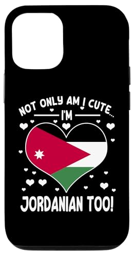 Niedlicher Jordanischer Spruch Jordanien Herz Flagge tragen Hülle für iPhone 12/12 Pro von Jordan Flag Designs Proud Jordanian Roots