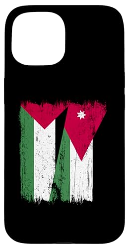 Palästina Jordanien halbe Flagge palästinensische jordanische Wurzeln Hülle für iPhone 15 Palästina Jordanien halbe Flagge palästinensische jordanische Wurzeln Hülle für iPhone 15 von Jordan Flag Designs Proud Jordanian Roots