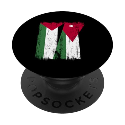 Palästina Jordanien halbe Flagge palästinensische jordanische Wurzeln PopSockets Klebender PopGrip Palästina Jordanien halbe Flagge palästinensische jordanische Wurzeln PopSockets Klebender PopGrip von Jordan Flag Designs Proud Jordanian Roots