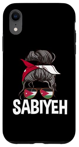 Sabiyeh Jordanisches Mädchen Unordentlicher Haarknoten Jordan Frauen Pride Hülle für iPhone XR Sabiyeh Jordanisches Mädchen Unordentlicher Haarknoten Jordan Frauen Pride Hülle für iPhone XR von Jordan Flag Designs Proud Jordanian Roots