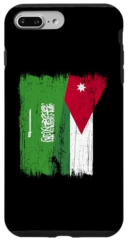 Saudi-Arabien, Jordanien, halbe Flagge, saudi-jordanische Wurzeln Hülle für iPhone 7 Plus/8 Plus Saudi-Arabien, Jordanien, halbe Flagge, saudi-jordanische Wurzeln Hülle für iPhone 7 Plus/8 Plus von Jordan Flag Designs Proud Jordanian Roots