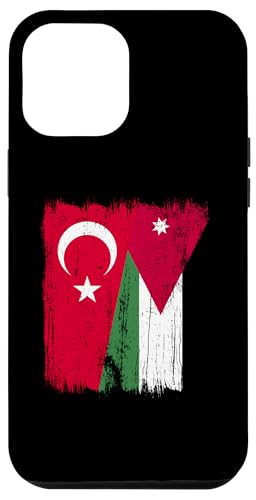 Türkei, Jordanien, halbe Flagge, türkische jordanische Wurzeln Hülle für iPhone 12 Pro Max Türkei, Jordanien, halbe Flagge, türkische jordanische Wurzeln Hülle für iPhone 12 Pro Max von Jordan Flag Designs Proud Jordanian Roots