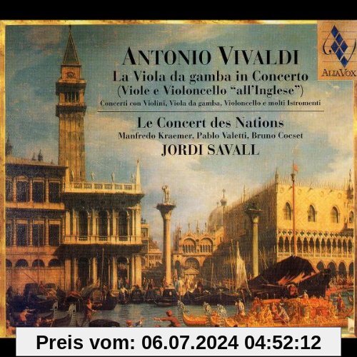 Antonio Vivaldi-La Viola da gamba in Concerto von Jordi Savall