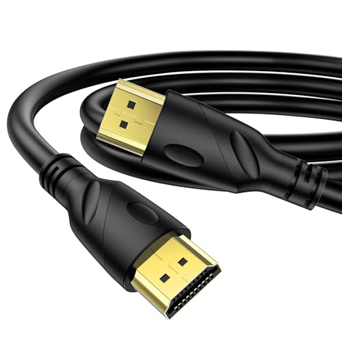 Jorenca 4K HDMI Kabel 5m (HDMI 2.0,18Gbps) Ultra High Speed vergoldete Anschlüsse, Ethernet-Audio-Return, Video 4K, Full HD1080p, 3D-kompatibel X-box Laptop PS3 PS4 PS9 PC HDTV von Jorenca