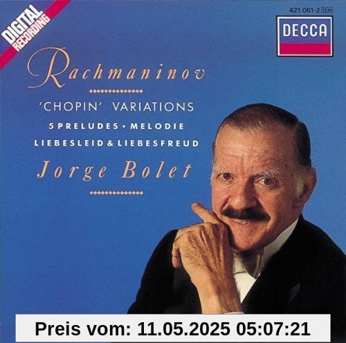Rachmaninov:Chopin Variations Rachmaninov:Chopin Variations von Jorge Bolet