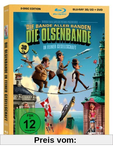 Die Olsenbande in feiner Gesellschaft (+ Blu-ray + DVD) [Blu-ray 3D] von Jorgen Lerdam