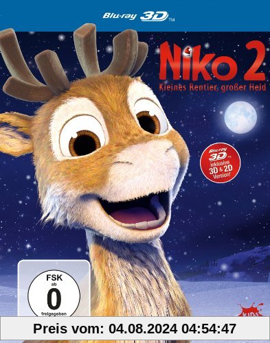 Niko 2 - Kleines Rentier, großer Held  (inkl. 2D-Version) [3D Blu-ray] von Jorgen Lerdam