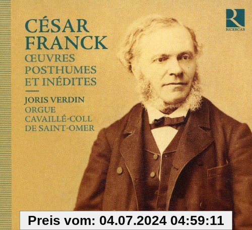 Franck: Posthume Werke & Unveröffentlichte Stücke von Joris Verdin
