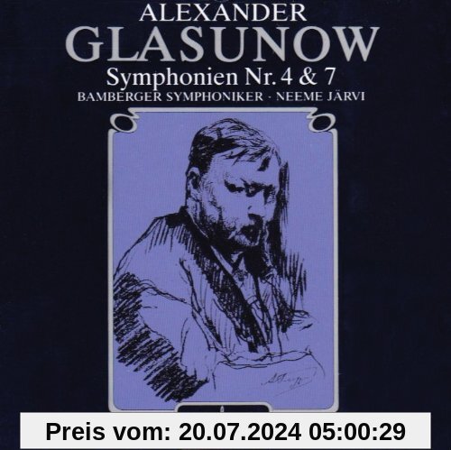 Glasunow Sinfonie 4 und 7 Jaervi von Jõrvi