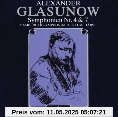 Glasunow Sinfonie 4 und 7 Jaervi von Jõrvi