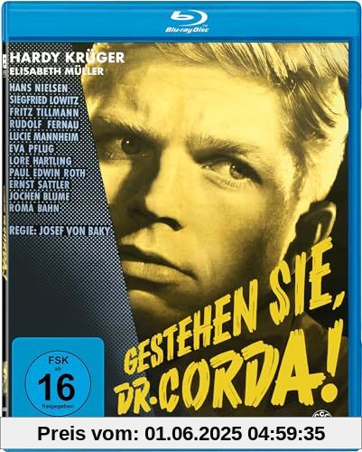 Gestehen Sie, Dr. Corda - Original Kinofassung (in HD neu abgetastet) [Blu-ray] von Josef von Baky
