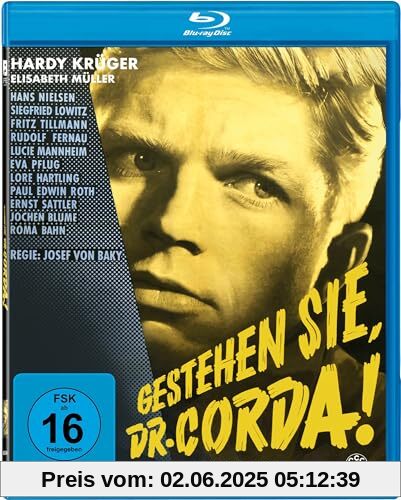 Gestehen Sie, Dr. Corda - Original Kinofassung (in HD neu abgetastet) [Blu-ray] von Josef von Baky