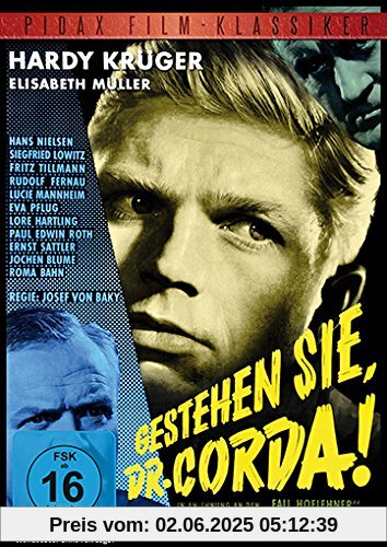 Gestehen Sie, Dr. Corda! - Packender Kriminalfilm mit Starbesetzung (Pidax Film-Klassiker) von Josef von Baky