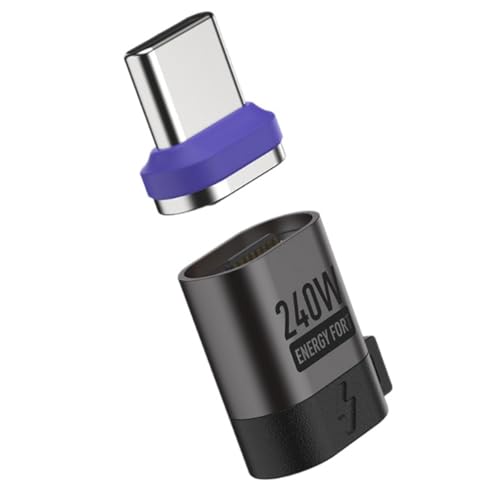 Joselin PD 3.0-Schnellladekabel, 240 W, Magnetischer Typ-C-Adapter, 480 Mbit/S, Datenübertragung für Telefon, Laptop Joselin PD 3.0-Schnellladekabel, 240 W, Magnetischer Typ-C-Adapter, 480 Mbit/S, Datenübertragung für Telefon, Laptop von Joselin