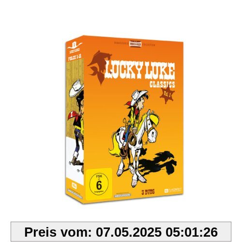 Lucky Luke Classics - Vol. 1, Folge 1-11 (Remastered Widescreen Collection inkl. Comic im Pocket-Size-Format) [3 DVDs] von Joseph Barbera