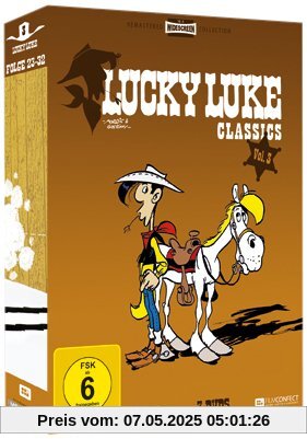 Lucky Luke Classics - Vol. 3, Folge 23-32 (Remastered Widescreen Collection inkl. Comic im Pocket-Size-Format) [3 DVDs] von Joseph Barbera