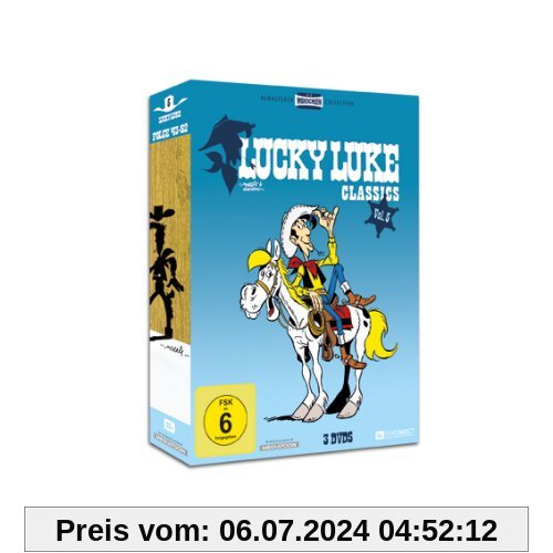 Lucky Luke Classics - Vol. 5, Folge 43-52 (Remastered Widescreen Collection inkl. Comic im Pocket-Size-Format) [3 DVDs] von Joseph Barbera