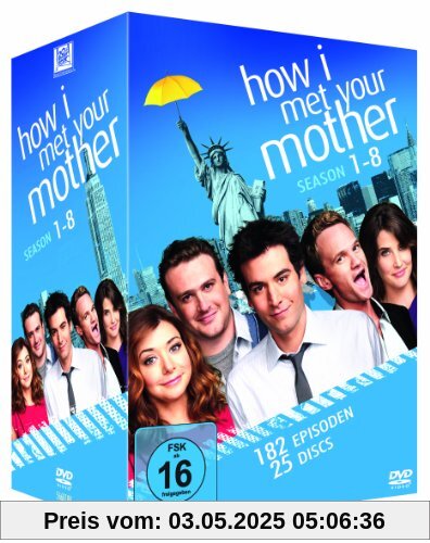 How I Met Your Mother - Season 1-8 Komplettbox (exklusiv bei Amazon.de) [25 DVDs] von Josh Radnor
