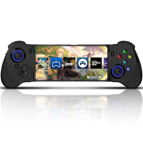 Joso Mobile Gaming Controller für Android und iPhone 15/16 Serie, USB-C mit Fernbedienung Play PS5/PS4/Xbox/PC, PUBG Mobile, COD, Genshin Impact, Hall Joysticks/Hall Trigger von Joso