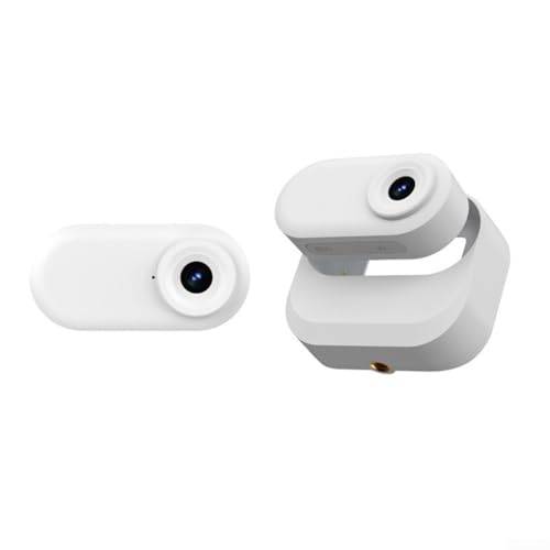 Jotekonoby Daumen-Action-Kamera, 2,7 K HD, tragbar, magnetisch, zum Aufladen, Weitwinkelobjektiv, ABS-Material, kompakte Größe, 10514 cm, für Outdoor-Abenteuer, Radfahren, Wandern (weiß) von Jotekonoby
