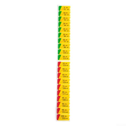 Jotekonoby Fitnessgeräte-Nummernaufkleber, kratzfest, klare Markierung, schnelle Identifizierung, Gelb, 5-100,7 kg Jotekonoby Fitnessgeräte-Nummernaufkleber, kratzfest, klare Markierung, schnelle Identifizierung, Gelb, 5-100,7 kg von Jotekonoby