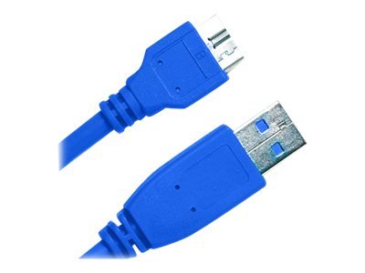 jj computer JOUJYE USB 3.0 Kabel Stecker A/Stecker Micro B 1,0m Super Speed doppelte Abschirmung blau von Jou Jye