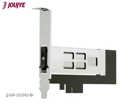 JouJye JJ-GP-101M2-Br 1 Port M.2 Controller PCIe x4 Passend für (SSD): M.2 PCIe NVMe SSD inkl. Low- von JouJye