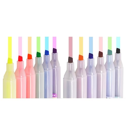 Dreieck Textmarker mit großer Kapazität, 3 Stück, für Studenten, Hervorhebungsnotizen, beleuchteter Stift, Herbstfarbe Dreieck Textmarker mit großer Kapazität, 3 Stück, für Studenten, Hervorhebungsnotizen, beleuchteter Stift, Herbstfarbe von Joucien