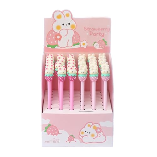 Joucien 6 x 0,5 mm Erdbeerhasen-Cartoon-Silikon-Stift - Erdbeere Joucien 6 x 0,5 mm Erdbeerhasen-Cartoon-Silikon-Stift - Erdbeere von Joucien