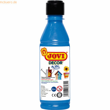 Jovi Acrylfarbe Jovidecor cyanblau 250ml Flasche von Jovi