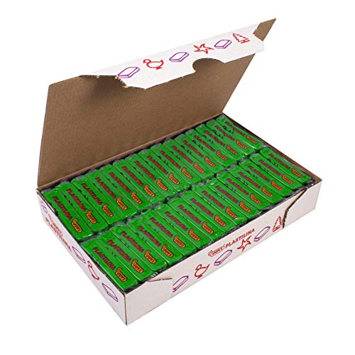 Jovi – Box, 30 Tabletten 50 g Knete, Hellgrün (7010) von Jovi