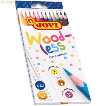 Jovi Buntstifte Woodless VE=12 Farben Jovi Buntstifte Woodless VE=12 Farben von Jovi
