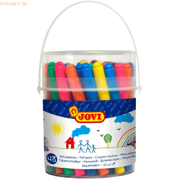 Jovi Fasermaler Maxi VE= 48 Stück sortiert Dose Jovi Fasermaler Maxi VE= 48 Stück sortiert Dose von Jovi