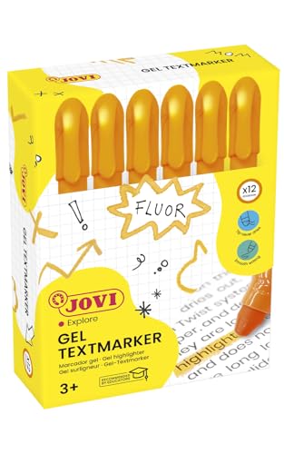 Jovi - Federmäppchen, 12 Gelmarker, orange (1815) von Jovi