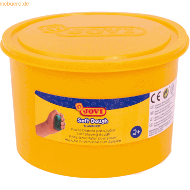 Jovi Knetmasse Soft Dough Blandiver gelb VE=460g Dose von Jovi