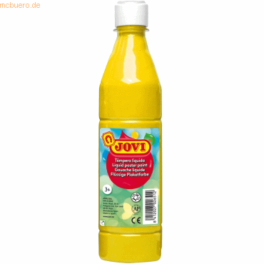 Jovi Plakatfarbe / Temperafarbe 500ml Flasche gelb Jovi Plakatfarbe / Temperafarbe 500ml Flasche gelb von Jovi