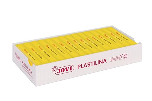 Jovi Plastilina, 15 Tabletten 150 g, gelb-Gehäuse (7102) von Jovi