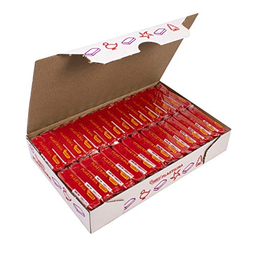 Jovi Plastilina, 30 Tabletten 50 g, Rot-Gehäuse (7005) von Jovi